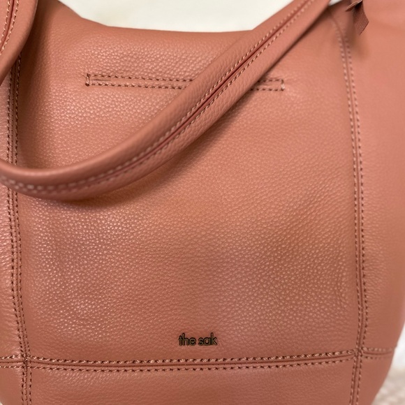 ♥️The Sak Sequoia Leather Hobo Bag in Vintage Coral - Picture 2 of 12